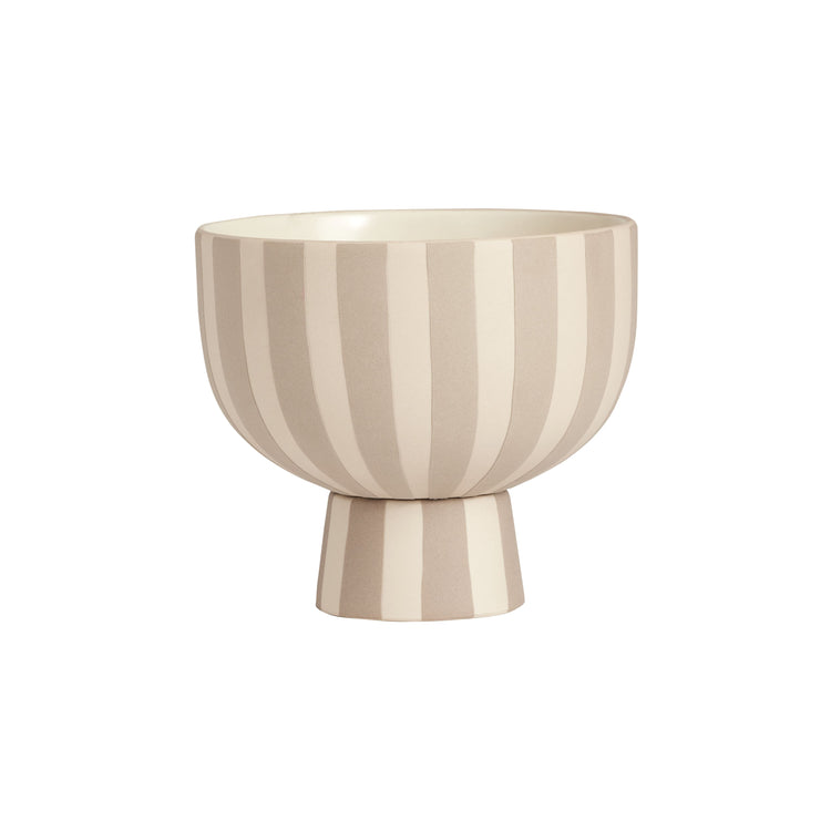 Contemporary Striped Pedestal