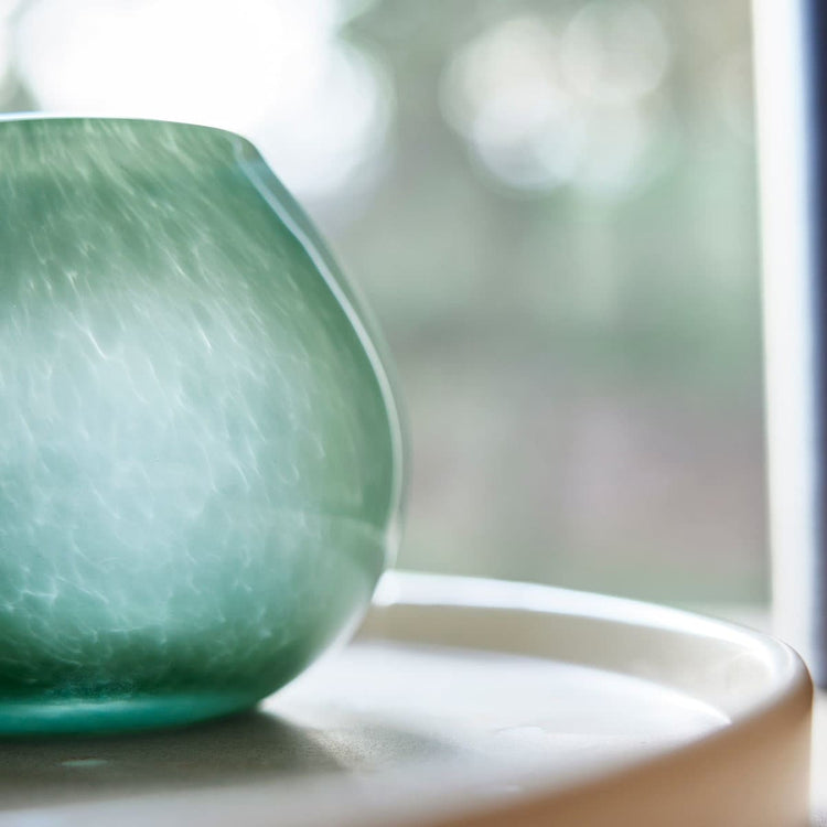 Emerald Orb Vase